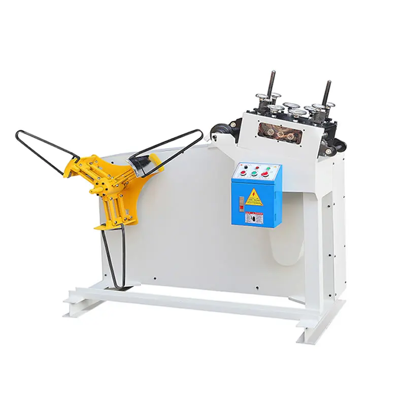 Factory Sale Price 2 in 1 Uncoiler Straightener Machine for Stamping Machines Progressive Die Straightening Decoiler Feeder Coil