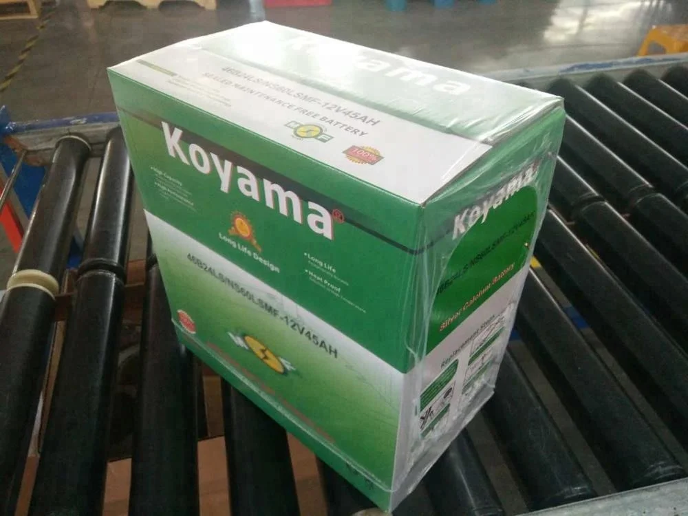 KOYAMA 12V 45Ah NS60LS MF автомобильный аккумулятор 46B24LS автомобильного