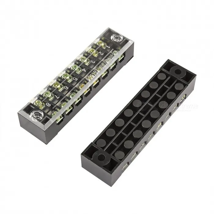 TB ELECTRICAL WATERPROOF SCREW WIRE CONNECTOR PCB BRASS BARRIER STRIP TERMINAL BLOCK