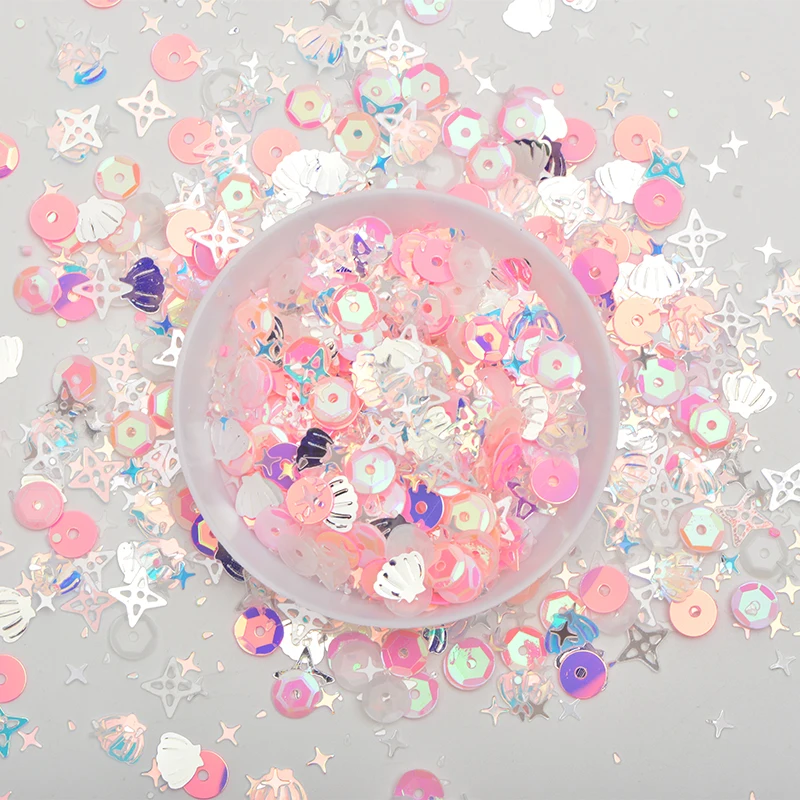 Mix Color Size Glitter Letter Flakes Sequins Face Nail Art Decoration Loose Sequin Paillette Scrapbook Material for DIY Crafts