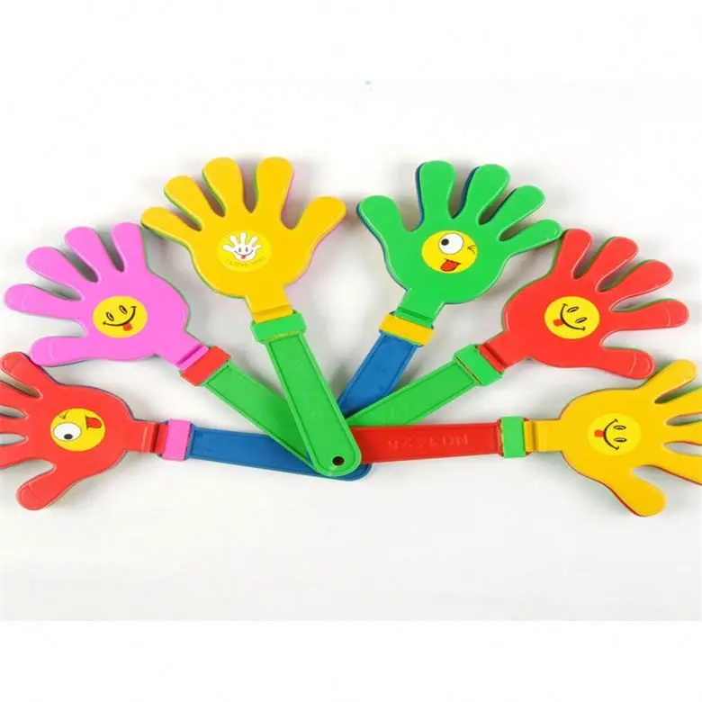 ZH2005, персонализированная спортивная игрушка для фанатов, пластиковая полипропиленовая шумоподавляющая ручная хлопушка