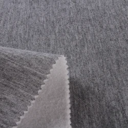 Серый вискоза, трикотажная Смешанная флисовая Турецкая махровая ткань для толстовки