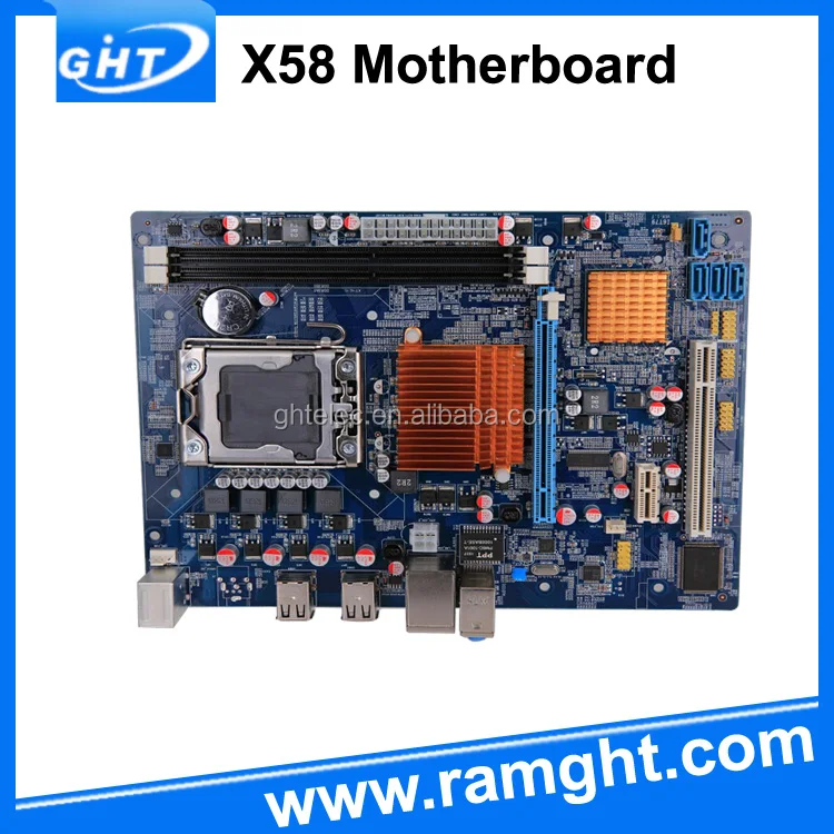 Support Components Dual Socket X58 1366 Desktop Motherboard