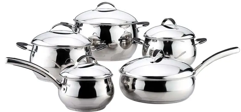 10 Pcs Factory Custom-make Indian Kitchenware Camping Switzerland Royalty Line Cookware