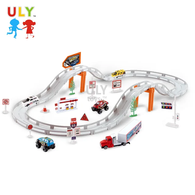 plastic car track
