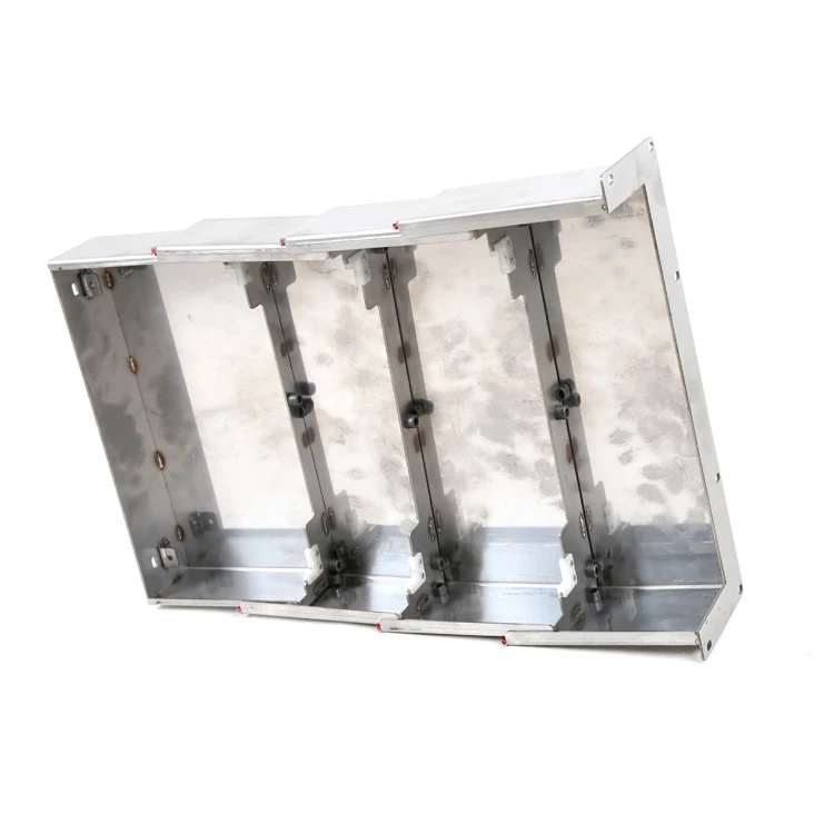 Stainless Steel Accordion Protection Telescopic Cover for CNC Machine Accessories