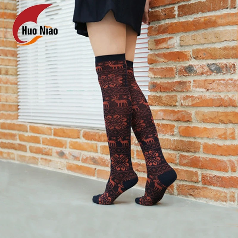 Custom Fashion Design Thigh High Socks 