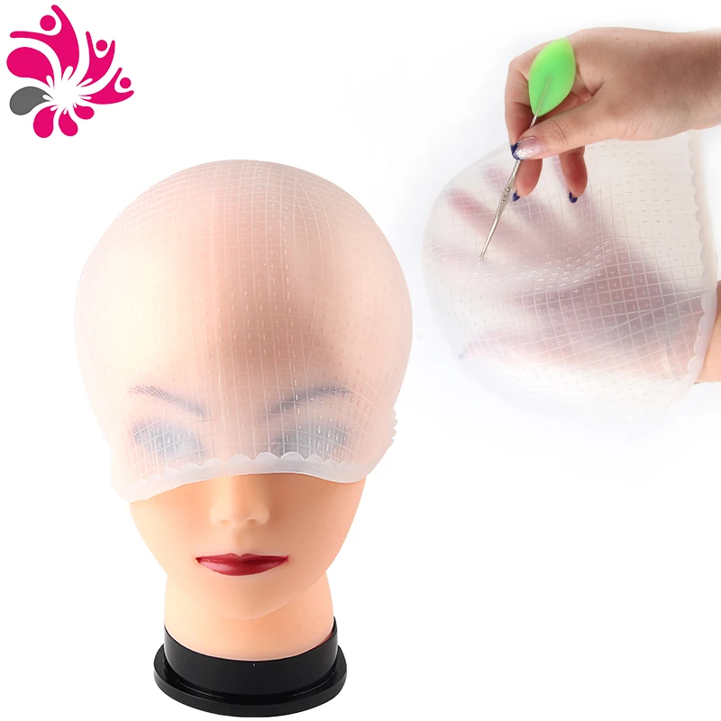 Silicone Cross Hole Hair Highlighting Hair Dying Cap Buy Hair Drying Cap Hair Dying Cap Silicone Highlighting Cap Product On Alibaba Com