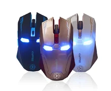 2.4GHz Wireless optical mouse Cordless Scroll Computer PC Mice with USB Dongle various color gaming mice 10m range free shipping