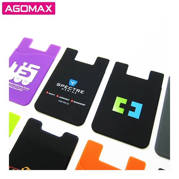 3M Adhesive Silicone Cell Phone Sticky Pouch Wallet Card Holder