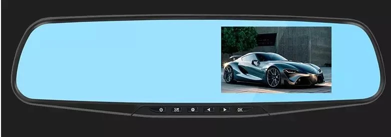 
Лидер продаж, видеорегистратор 4,3 дюйма с двумя объективами, 1080P Full HD, Автомобильная камера заднего вида, видеорегистратор 