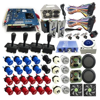 DIY kit arcade 4 players controller 3016 in 1 multi game board with power supply joystick button for arcade game cabinet machine