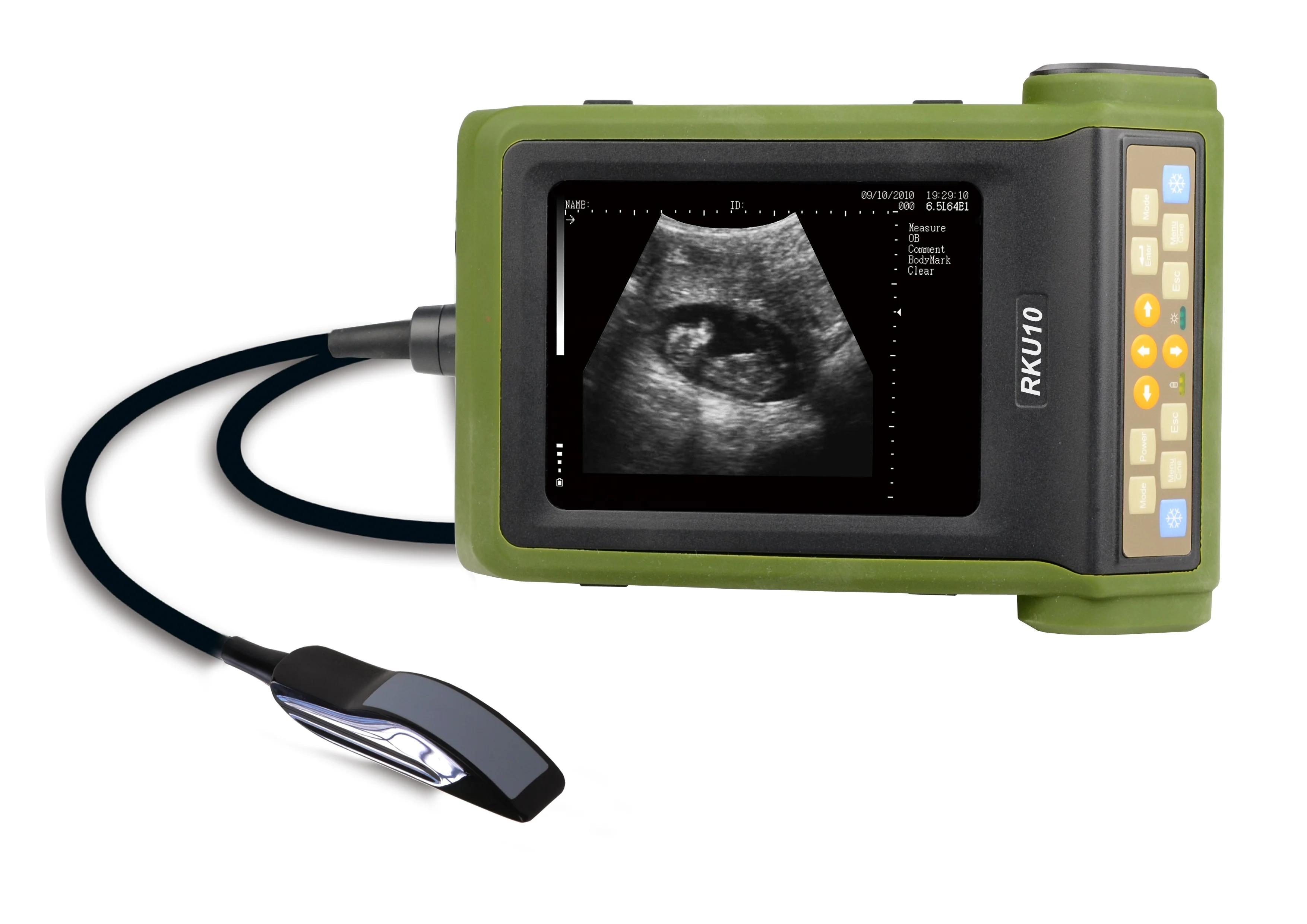 Tragbares Tierarzt-Ultraschallgerät – 3,5 MHz Sonde, Für Schweine, Schafe, Ziegen & Hunde