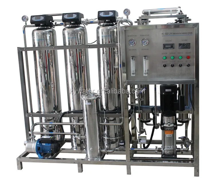 500 LPH Reverse Osmosis Distillation Machine With EDI Best Distilled Water Machine