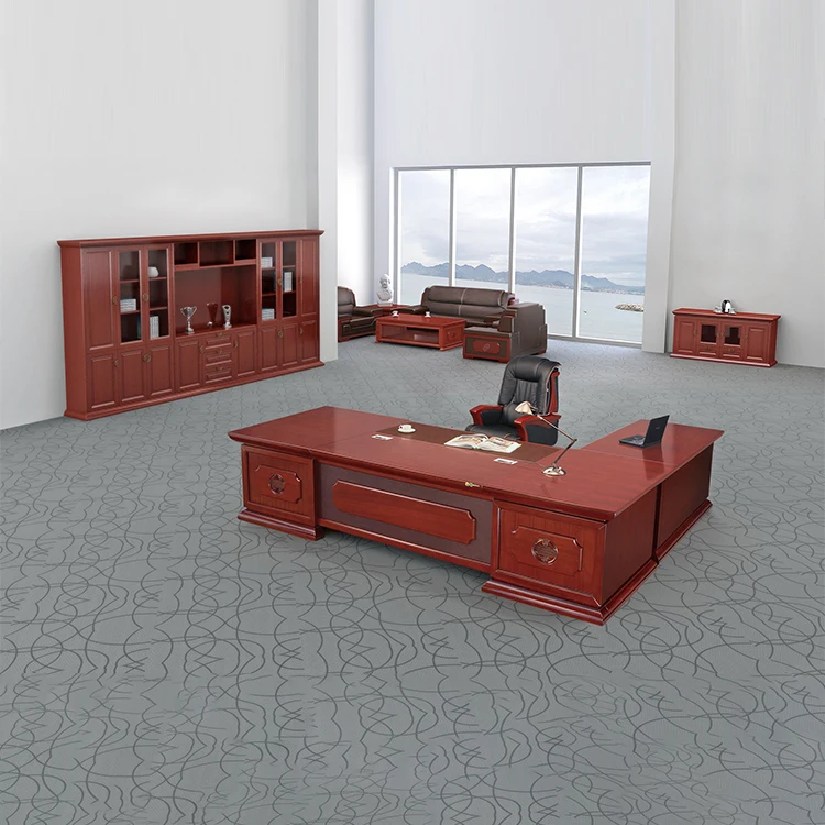 Size Can Be Customized Deluxe Art Master boss Executive Office Wood Desk Furniture