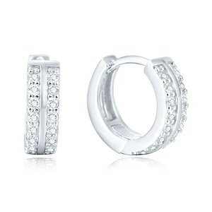 Wholesale 925 Sterling Silver Women's Fashion Large Simple Plain Gold Jewelry Fine Hoop Earrings Wire Hook Huggie Circle Hoop