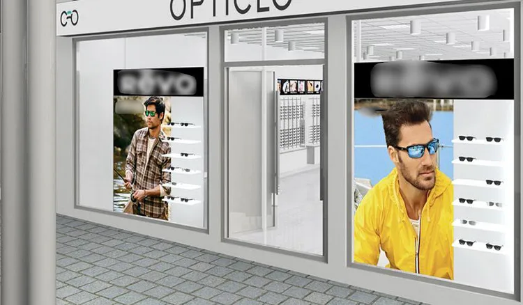Wholesale Retail Glasses Shop Interior Display Furniture Optical Shop Glass  Displays Manufacturer Optical Window Displays