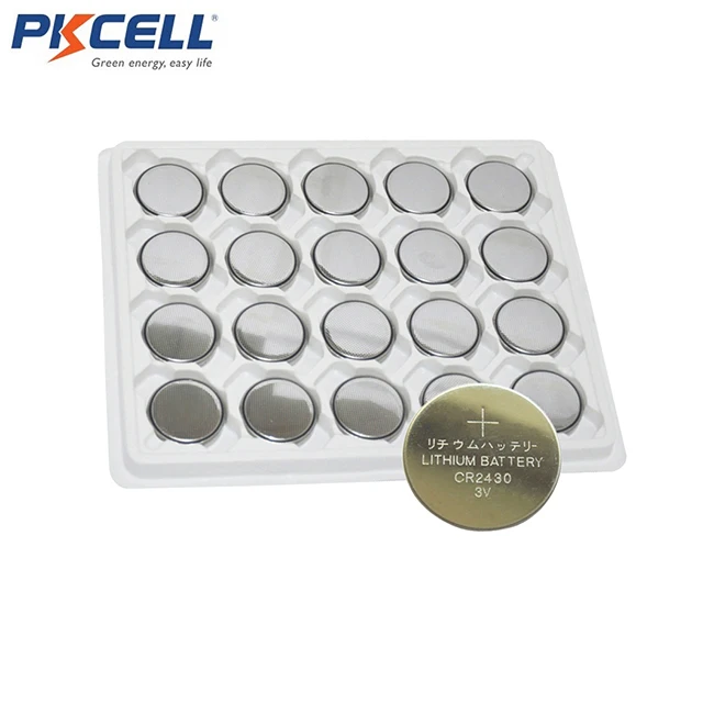 PKCELL Brand CE RoHs MSDS Lithium 3V Battery CR2400 270mAh Battery CR2430