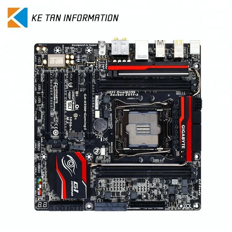 Десктопная игровая Материнская плата GIGABYTE Intel GA-X99M-Gaming 5 64G DDR4 LGA