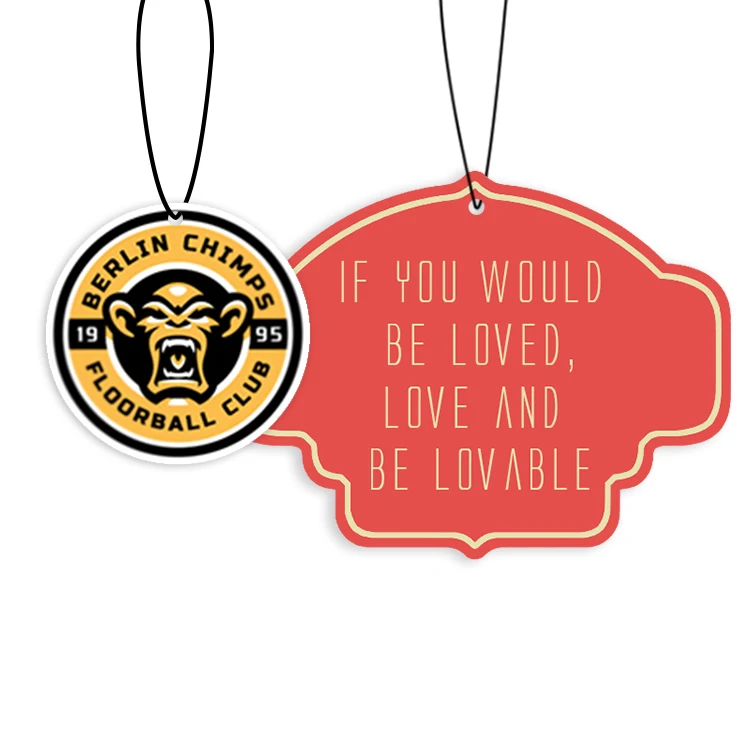 
Пользовательские высокое качество хороший запах висит бумага unsceted автомобиля освежитель воздуха заготовки 