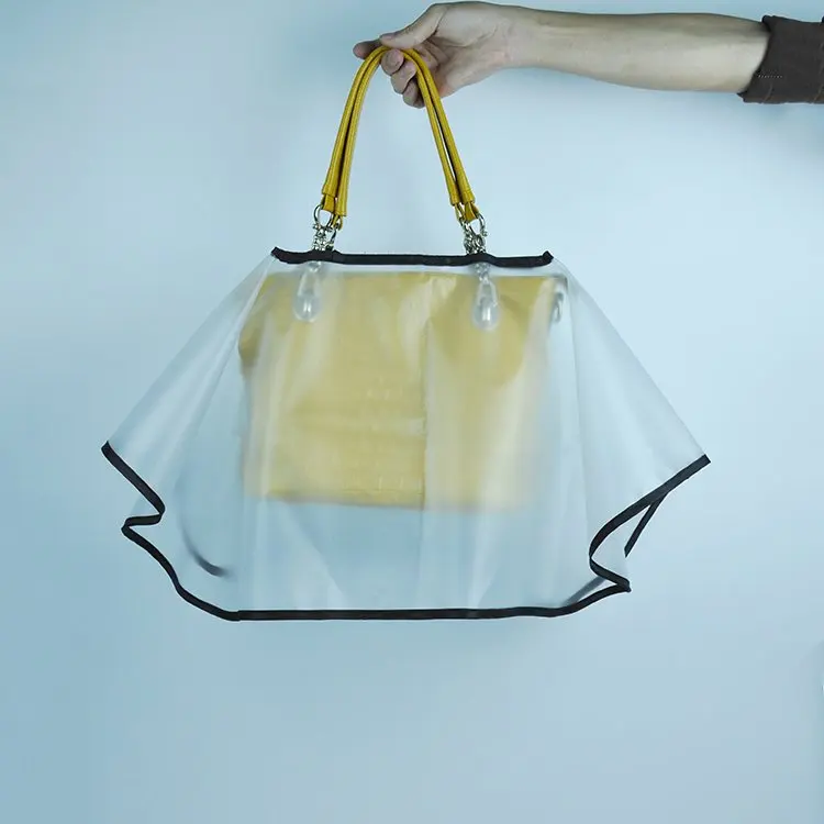 Yuding Transparent Handbag Rain Cover Fashionable Rain Protector Bags Purse  Waterproof Rain Covers Clear EVA Dust Covers