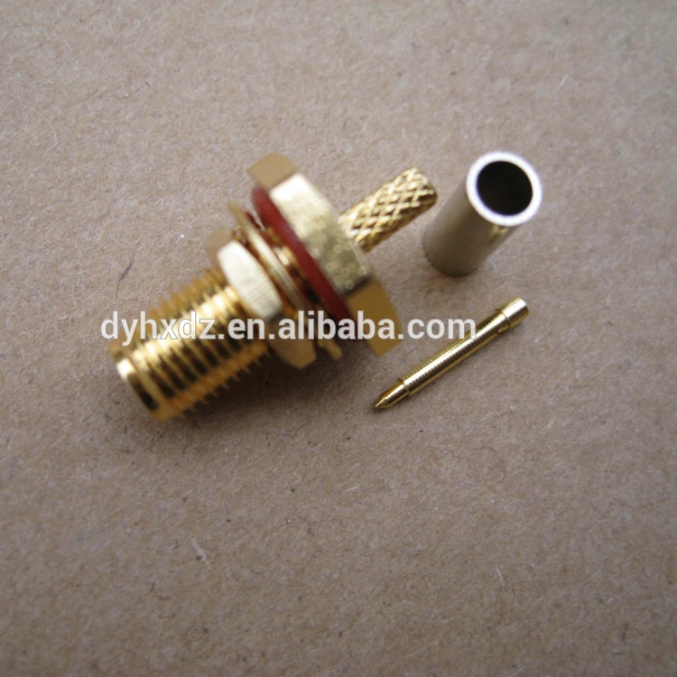 waterproof connector for RG316 RG174 LMR100 cable RP SMA jack female