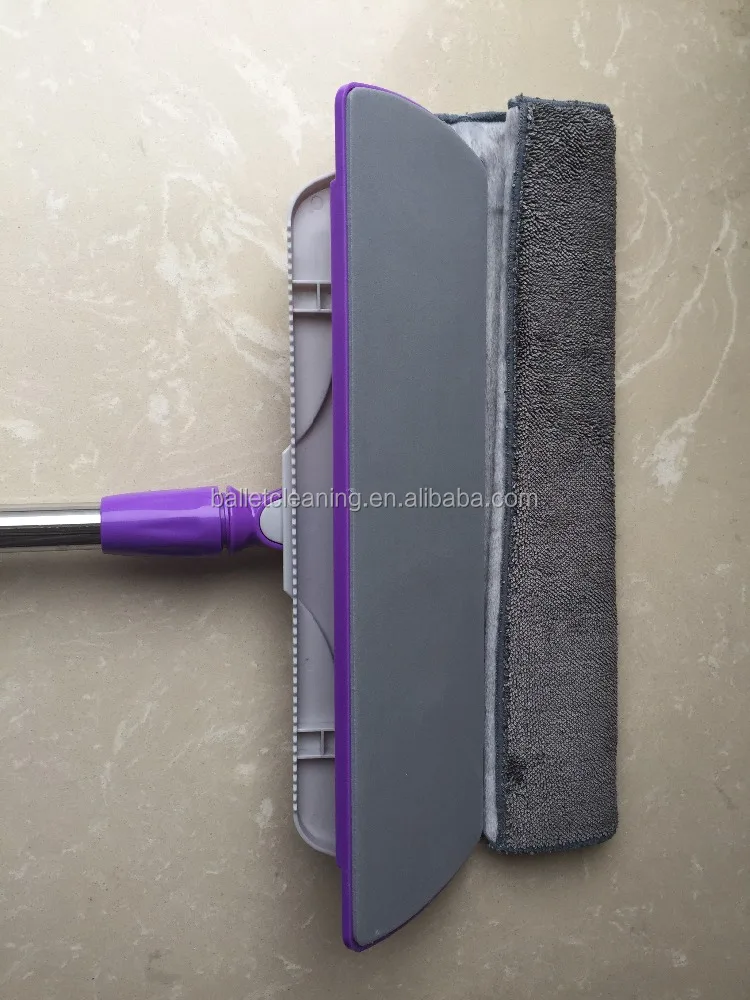 New Style High Quality Telescopic Microfiber 40cm Dust Mop Best Selling Stainless Steel Handle Flat Mop