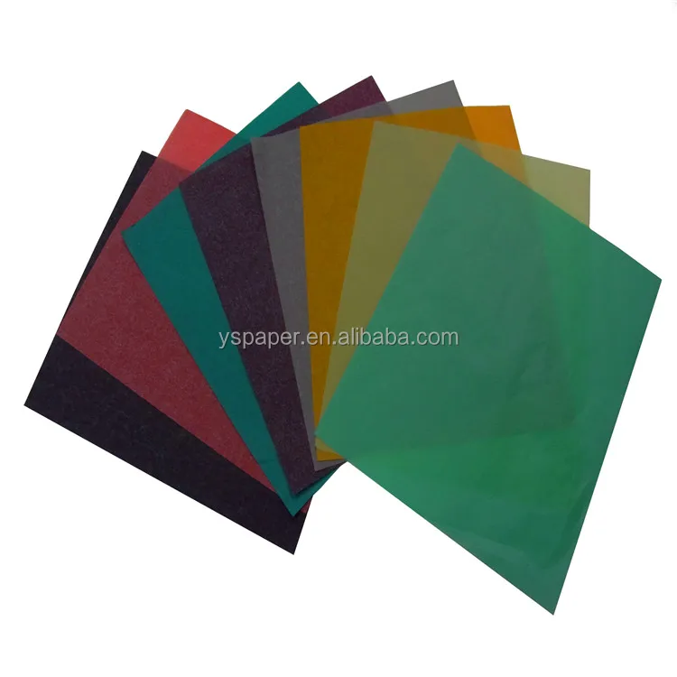 Glassine Colored wax paper 10's 23GSM 2x3 ft 24x36 inches Brown