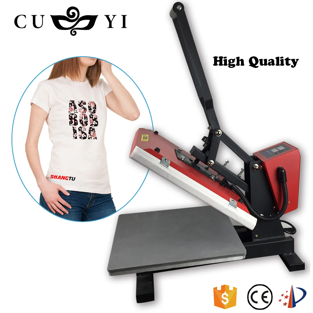 CUYI デジタル ヒートプレス機 Tシャツ プリンター 熱転写プレス 38