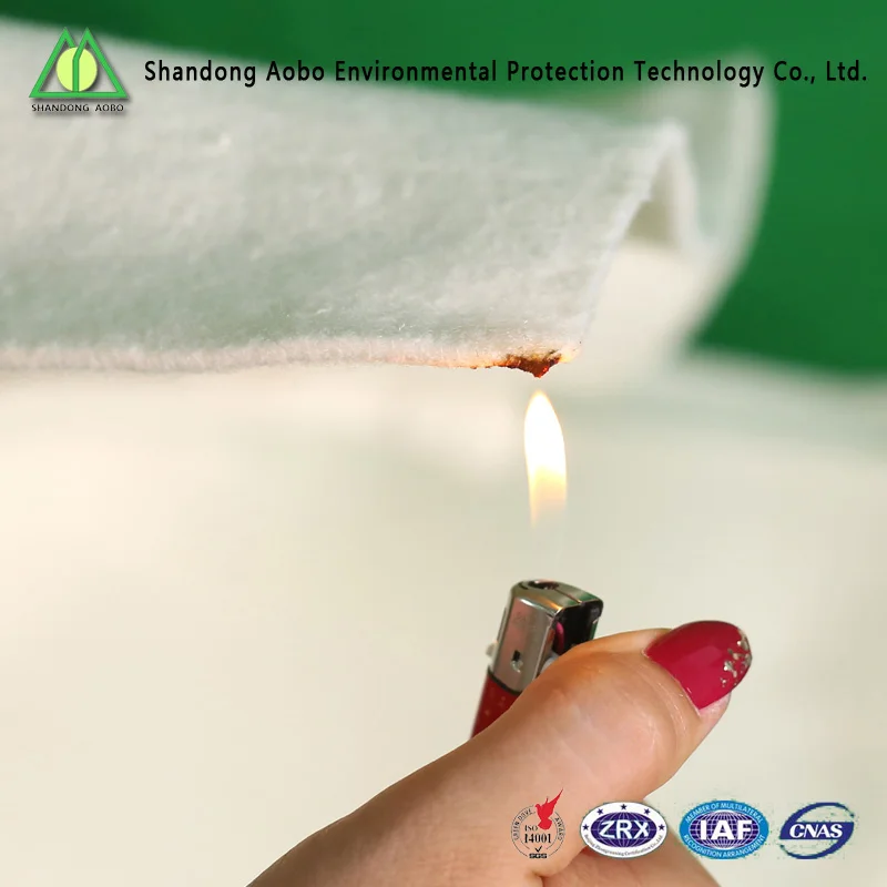 Fireproof Polyester Padding Flame Retardant  Polyester Fire Barrier Felt Wadding for Garments and Mattress