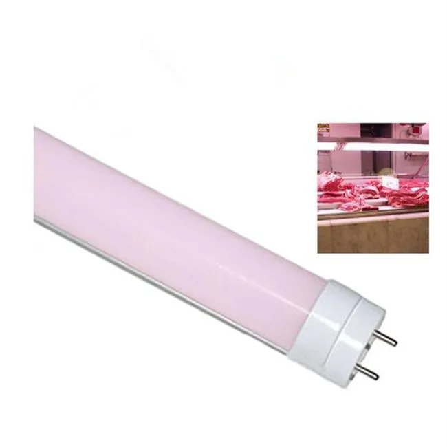 Professional T8 Meat Counter Led Red Light 60cm 120cm 150cm Pincky Tube