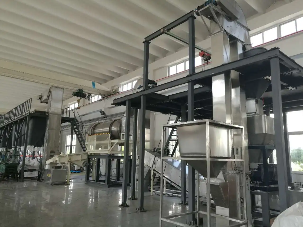 Low Cost Washing Powder Mixer / Detergent powder post blending production line