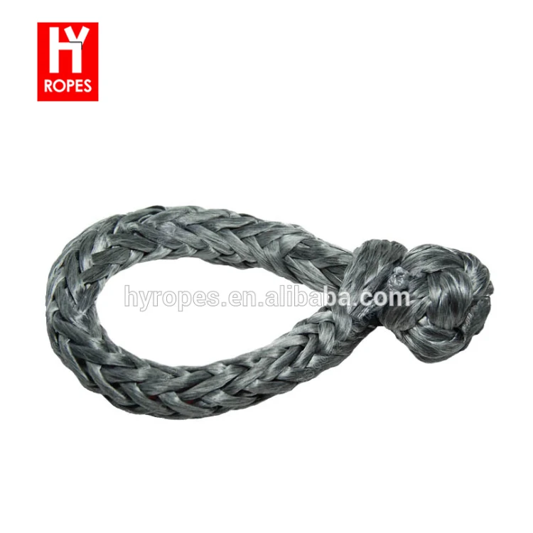 offroad  high abrasive   heavy duty recovery ropes  UHMWPE  soft shackle  ER