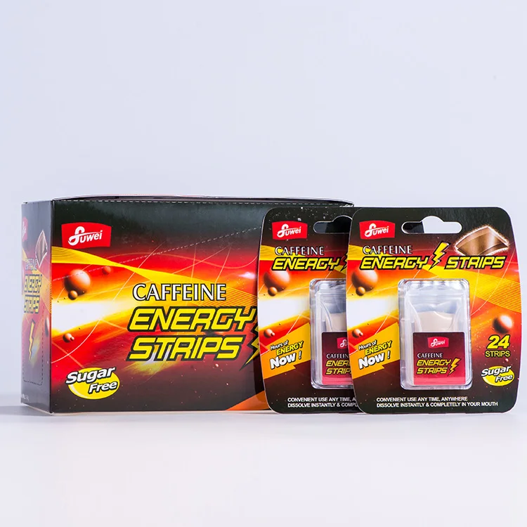 Energy Function and Sports Supplements Caffeine Energy Strips