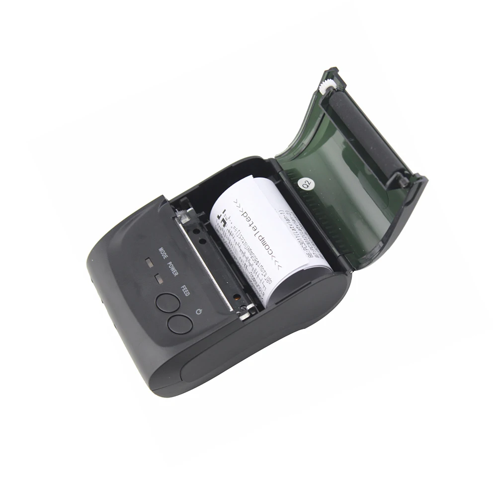 Mini Thermal Printer 58mm Blue Tooth Thermal Printer Portable Mobile Printer Android Ios