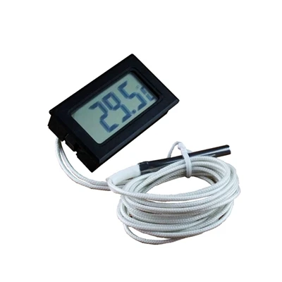 Digital Thermometer with Sensor & Waterproof Probe for Insect Feeding