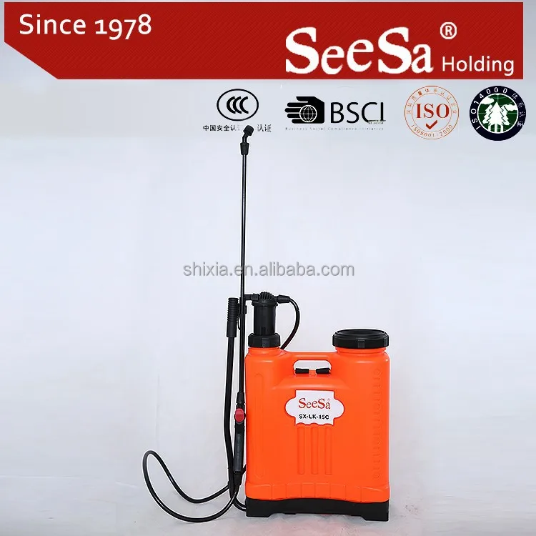 Seesa 15 Liter Manual Types of Knapsack Weed Sprayer for Plants Agricultural Machinery