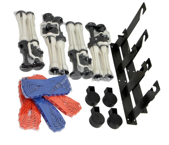 Photography 4 Roller Wall Mounting Manual Background Support System for Muslin Paper Backdrop