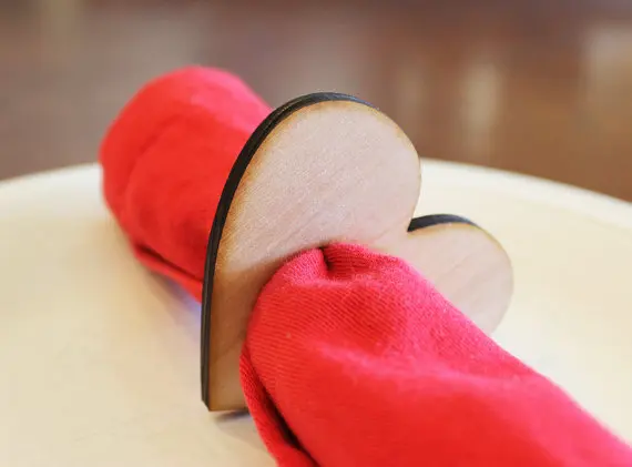 valentine's day napkin ring