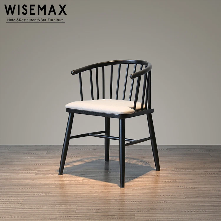 WISEMAXヴィンテージコテージロードスピンドルバックウッドダイニング