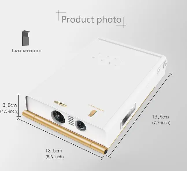 Finger Pen Touch Android Smart Interactive Mini Projector 3D