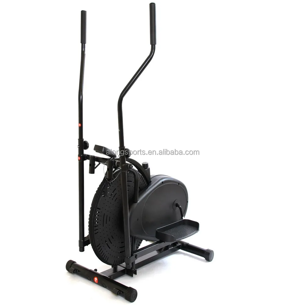 Along 2 in 1 Elliptical Fan Bike Dual Cross Trainer Machine Exercise Workout Home Gym CT801