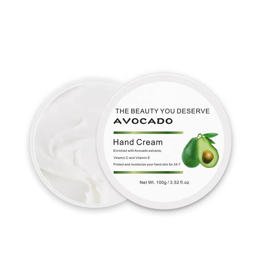 wholesale best natural Avocado whitening hand cream
