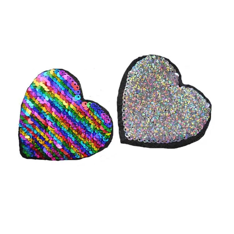 Parches De Lentejuelas Reversibles Con Tapa De Corazón Para Decoración De  Prendas De Vestir,Gran Oferta - Buy Parches De Lentejuelas,Parches De  Lentejuelas Plegables,Parches De Lentejuelas Reversibles Product on  Alibaba.com
