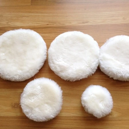 Набор шерстяных войлочных полировочных насадок для кузова автомобиля 2 шт. 5