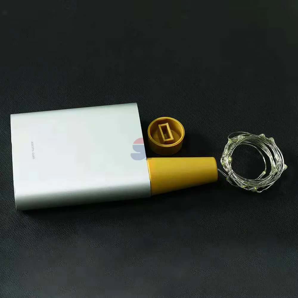 Led Cork Light Usb Rechargeable String Light Cork Plug Wine LED Bottle Lights 1M 10LED or 2M 20LED Customizable