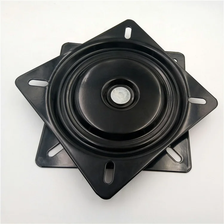 6 Inch Auto Memory Return Metal Lazy Susan Turntable square