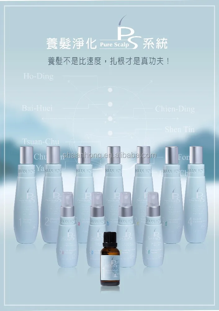 PS System Ginger Formula Hair Shampoo for Adults Gel Form Scalp Purifying Oil Control Hair Care and Growth
