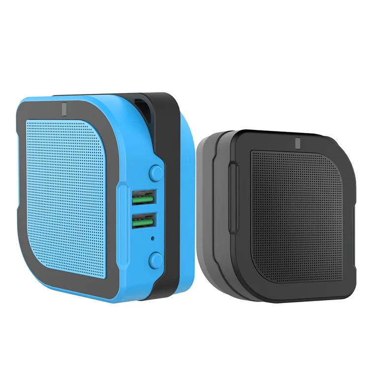 Горячая Распродажа bluetooth динамик уличный портативный мини-динамик водонепроницаемый с внешним аккумулятором 3000/6000 мАч адаптер быстрой зарядки