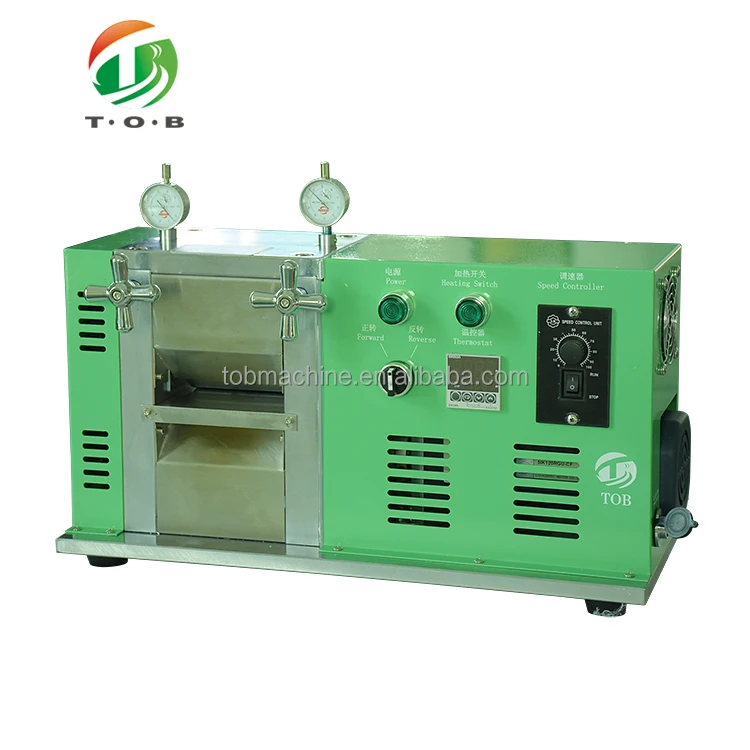 Lab Small Roller Heat Press Machine for Lithium Battery Electrode Calendering